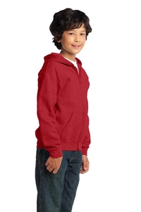 18600B - Gildan Youth Heavy Blend Full Zip Hooded Sweatshirt