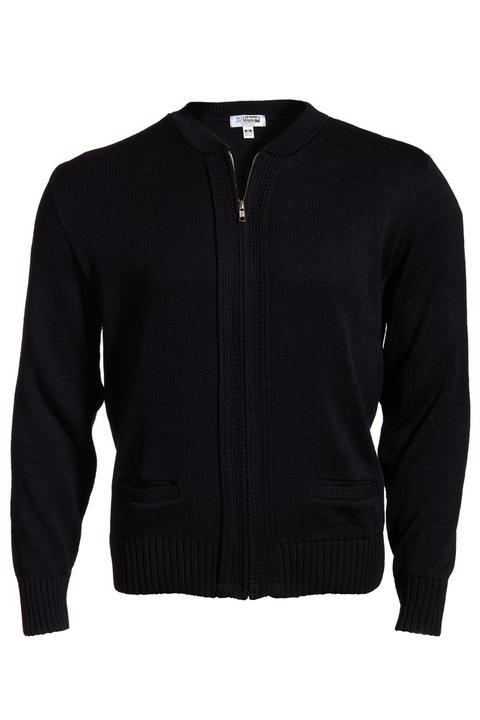 372 - Edwards Men's Heavyweigth Acrylic Full Zip Sweater