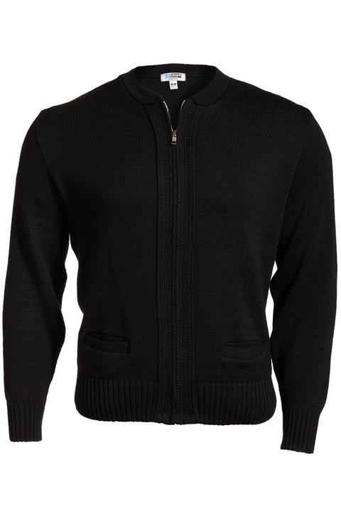 381 - Edwards Men's Acrylic Full Zip Sweater