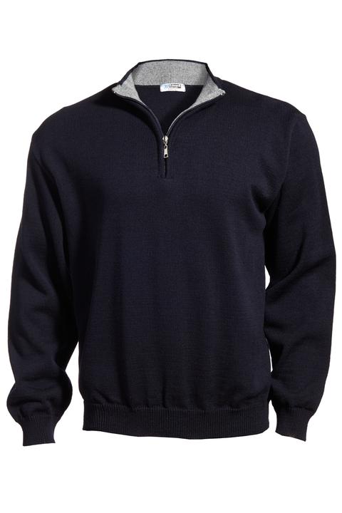 4012 - Edwards Men's Acrylic Quarter Zip Sweater