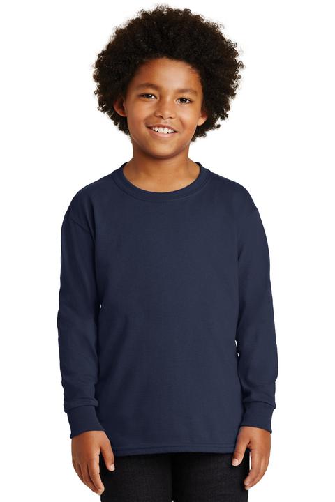 2400B - Gildan - Youth Ultra Cotton Long Sleeve T-Shirt.  2400B