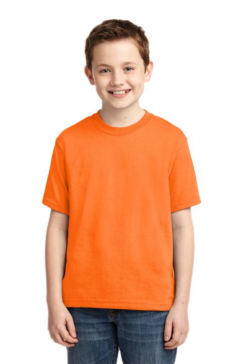 29B - JERZEES - Youth Dri-Power Active 50/50 Cotton/Poly T-Shirt.  29B