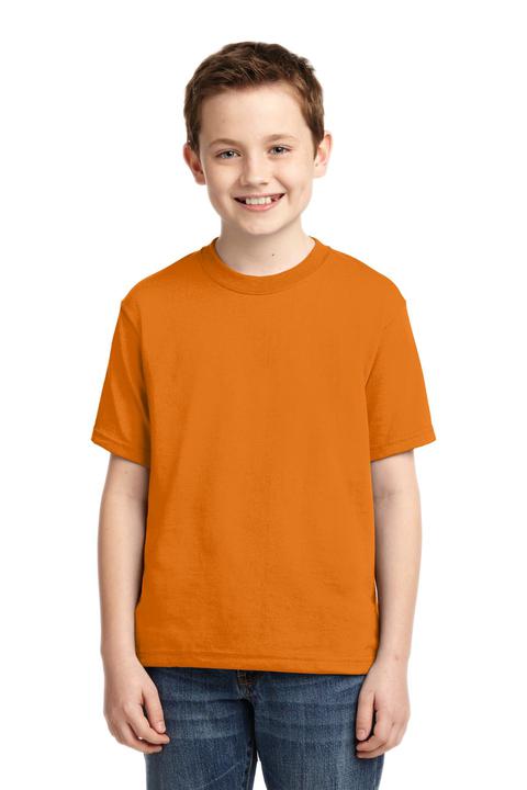 29B - JERZEES - Youth Dri-Power Active 50/50 Cotton/Poly T-Shirt.  29B