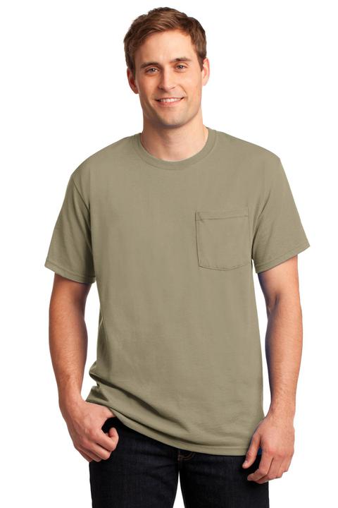 29MP - JERZEES -  Dri-Power Active 50/50 Cotton/Poly Pocket T-Shirt.  29MP