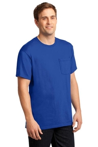 29MP - JERZEES -  Dri-Power Active 50/50 Cotton/Poly Pocket T-Shirt.  29MP