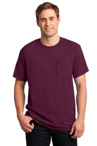 29MP - JERZEES -  Dri-Power Active 50/50 Cotton/Poly Pocket T-Shirt.  29MP