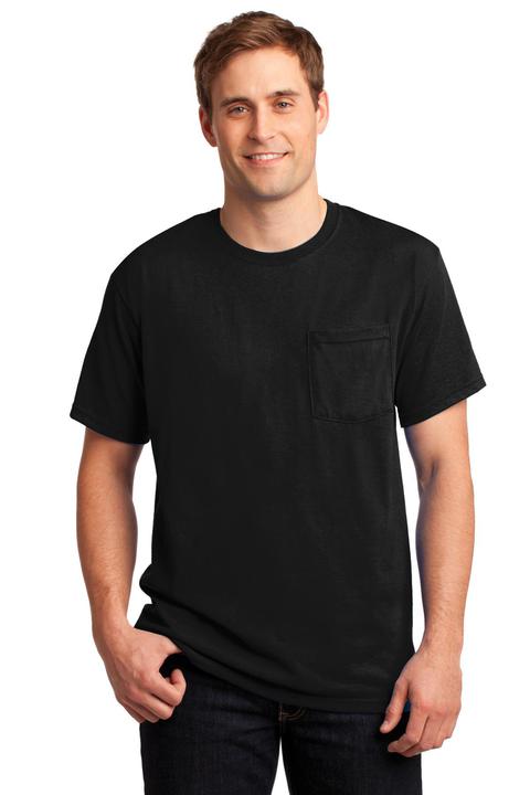 29MP - JERZEES -  Dri-Power Active 50/50 Cotton/Poly Pocket T-Shirt.  29MP