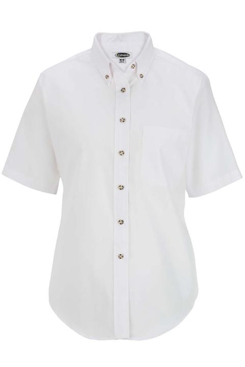 5230 - Edwards Ladies' Short Sleeve Easy Care Poplin Shirt