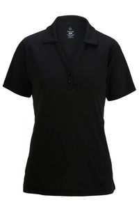 5583 - Edwards Ladies' Short Sleeve Hi Performance Mesh Polo with Johnny Collar