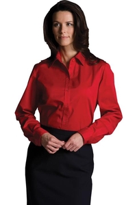 5750 - Edwards Ladies' Long Sleeve Cotton Plus Twill Shirt