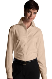 5750 - Edwards Ladies' Long Sleeve Cotton Plus Twill Shirt