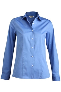 5978 - Edwards Ladies' Long Sleeve Non Iron Oxford Blouse