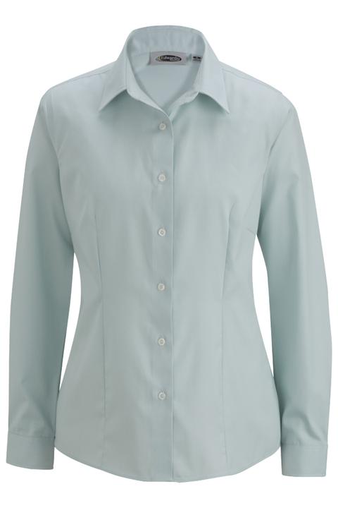 5978 - Edwards Ladies' Long Sleeve Non Iron Oxford Blouse