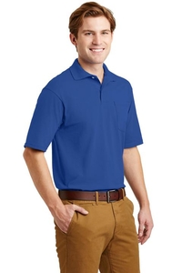 436MP - JERZEES -SpotShield 5.6-Ounce Jersey Knit Sport Shirt with Pocket