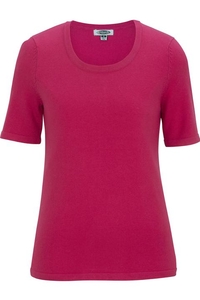 7055 - Edwards Ladies' Scoop Neck Short Sleeve Sweater