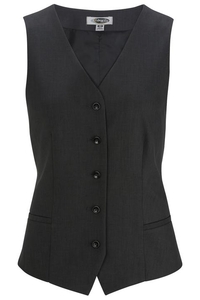 7526 - Edwards Ladies' Synergyâ„¢ Washable High Button Vest