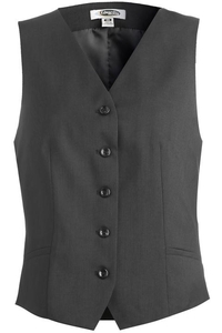 7526 - Edwards Ladies' Synergyâ„¢ Washable High Button Vest