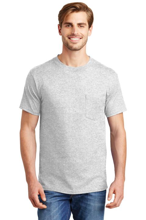 5190 - Hanes Short Sleeve Beefy T-Shirt with Pocket