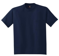 5190 - Hanes Short Sleeve Beefy T-Shirt with Pocket