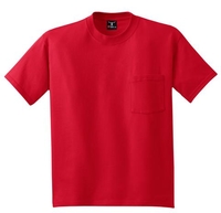 5190 - Hanes Short Sleeve Beefy T-Shirt with Pocket