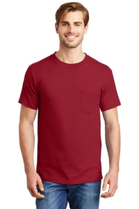 5190 - Hanes Short Sleeve Beefy T-Shirt with Pocket