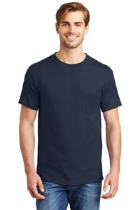 5190 - Hanes Short Sleeve Beefy T-Shirt with Pocket