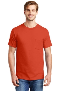 5190 - Hanes Short Sleeve Beefy T-Shirt with Pocket