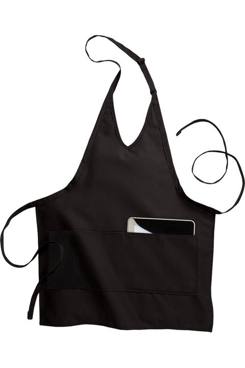 9009 - EDWARDS 2-POCKET V-NECK BIB APRON