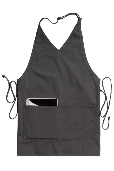 9009 - EDWARDS 2-POCKET V-NECK BIB APRON