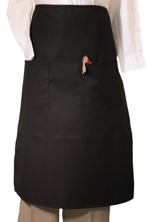 9012 - EDWARDS 2-POCKET LONG BISTRO APRON