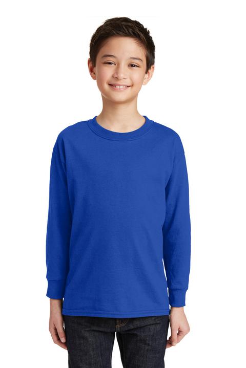 5400B - Gildan Youth Heavy Cotton 100% Cotton Long Sleeve T-Shirt