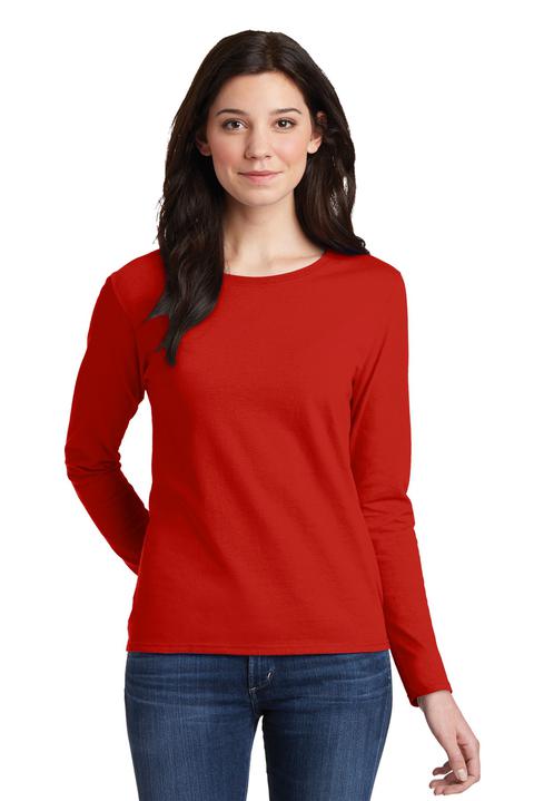 5400L - Gildan Ladies Heavy Cotton 100% Cotton Long Sleeve T-Shirt