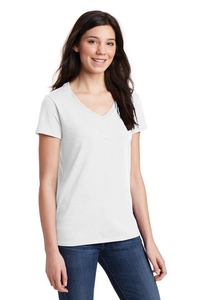 5V00L - Gildan Ladies Heavy Cotton 100% Cotton V-Neck T-Shirt