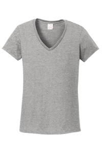 5V00L - Gildan Ladies Heavy Cotton 100% Cotton V-Neck T-Shirt