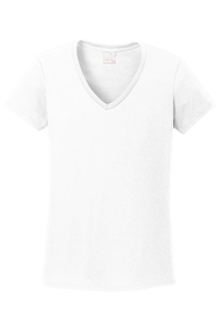 5V00L - Gildan Ladies Heavy Cotton 100% Cotton V-Neck T-Shirt