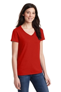 5V00L - Gildan Ladies Heavy Cotton 100% Cotton V-Neck T-Shirt