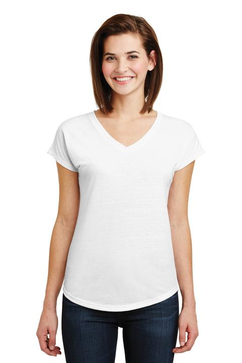 6750VL - Anvil Ladies Tri-Blend V-Neck Tee