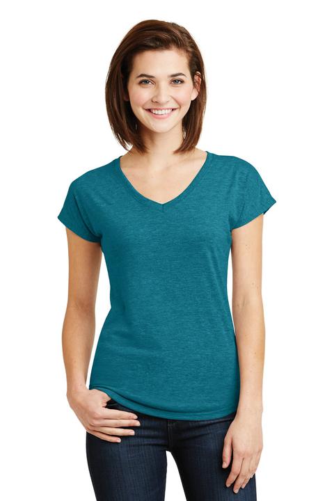 6750VL - Anvil Ladies Tri-Blend V-Neck Tee