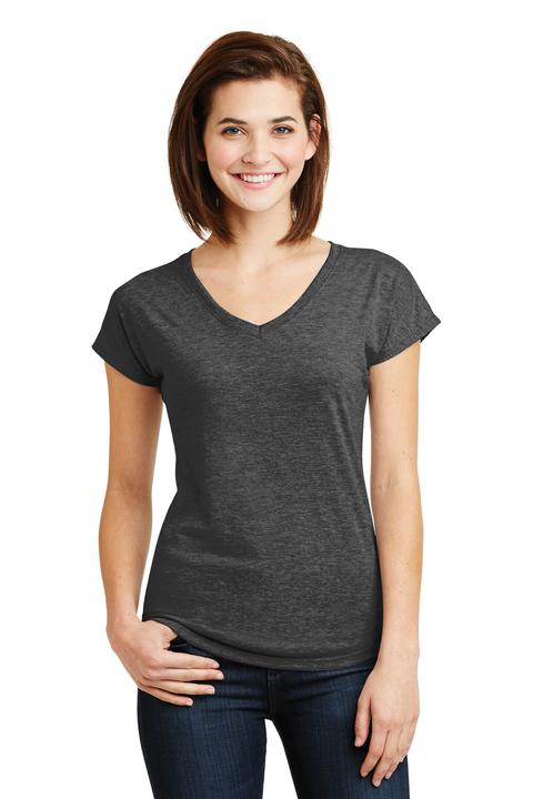 6750VL - Anvil Ladies Tri-Blend V-Neck Tee