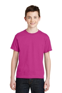 8000B - Gildan - Youth DryBlend 50 Cotton/50 Poly T-Shirt.  8000B