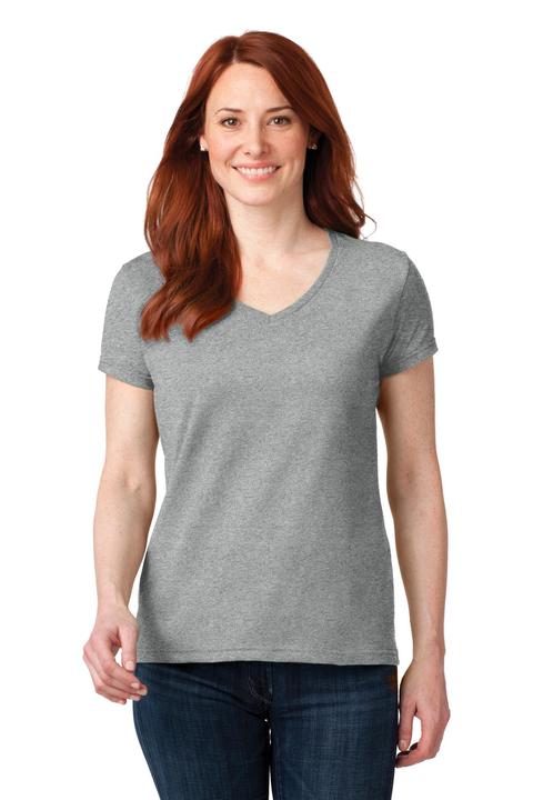 88VL - Anvil Ladies 100% Combed Ring Spun Cotton V-Neck T-Shirt