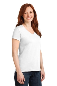 88VL - Anvil Ladies 100% Combed Ring Spun Cotton V-Neck T-Shirt