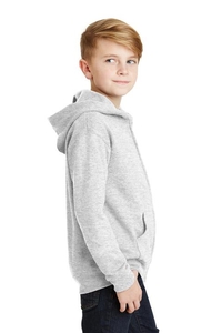 993B - JERZEES - Youth NuBlend Full-Zip Hooded Sweatshirt.  993B