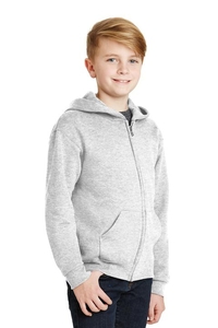 993B - JERZEES - Youth NuBlend Full-Zip Hooded Sweatshirt.  993B