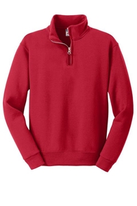 995Y - Jerzees Youth NuBlend 1/4 Zip Cadet Collar Sweatshirt