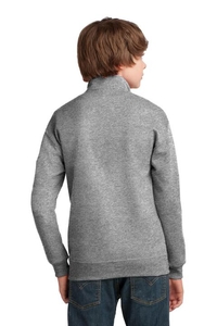 995Y - Jerzees Youth NuBlend 1/4 Zip Cadet Collar Sweatshirt