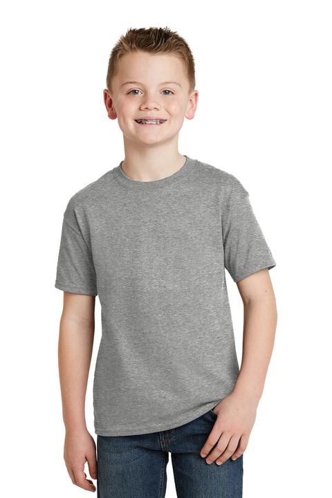 5370 - Hanes - Youth EcoSmart 50/50 Cotton/Poly T-Shirt.  5370