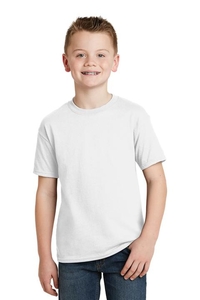 5370 - Hanes - Youth EcoSmart 50/50 Cotton/Poly T-Shirt.  5370