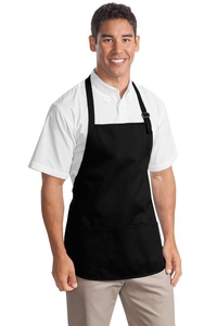 A510 - Port Authority Medium-Length Apron with Pouch Pockets.  A510