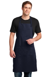 A700 - Port Authority Easy Care Extra Long Bib Apron with Stain Release